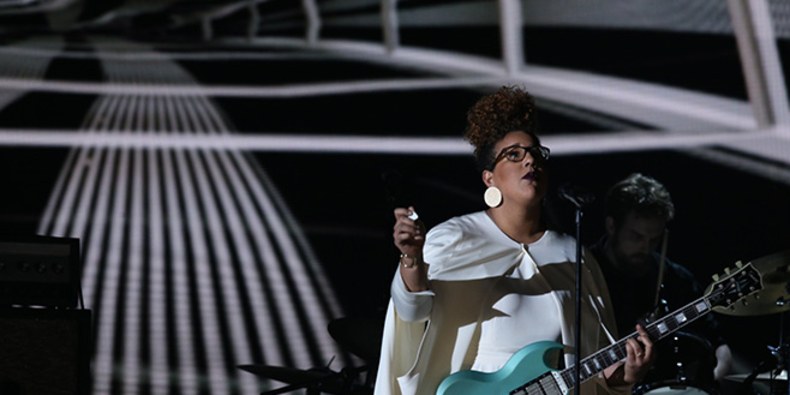 Brittany Howard of Alabama Shakes performs during the 58th Annual Grammys