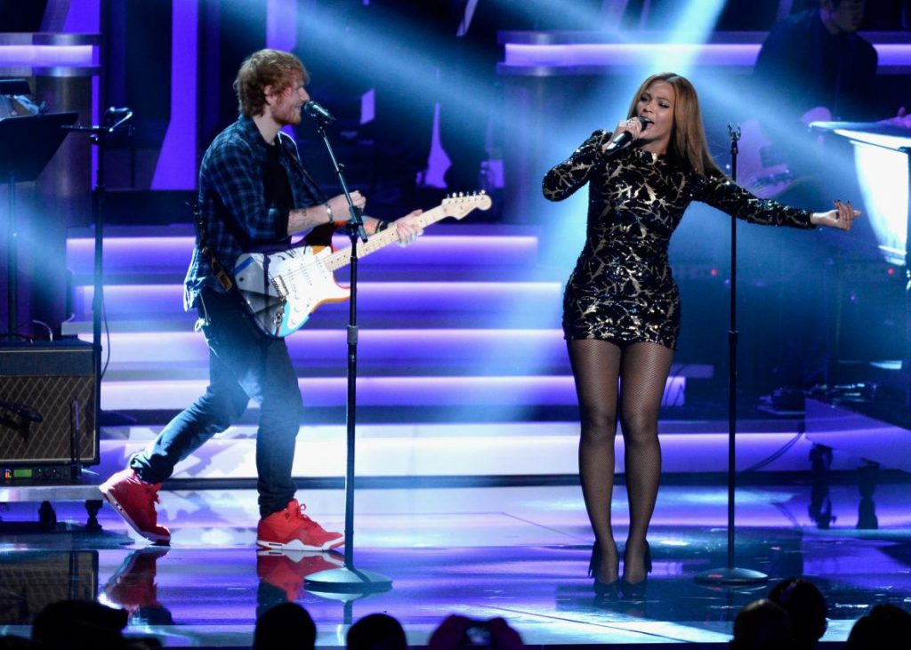 Ed Sheeran and Beyonce