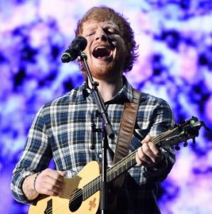 Ed Sheeran. Photo by ROBYN BECK/AFP/Getty Images