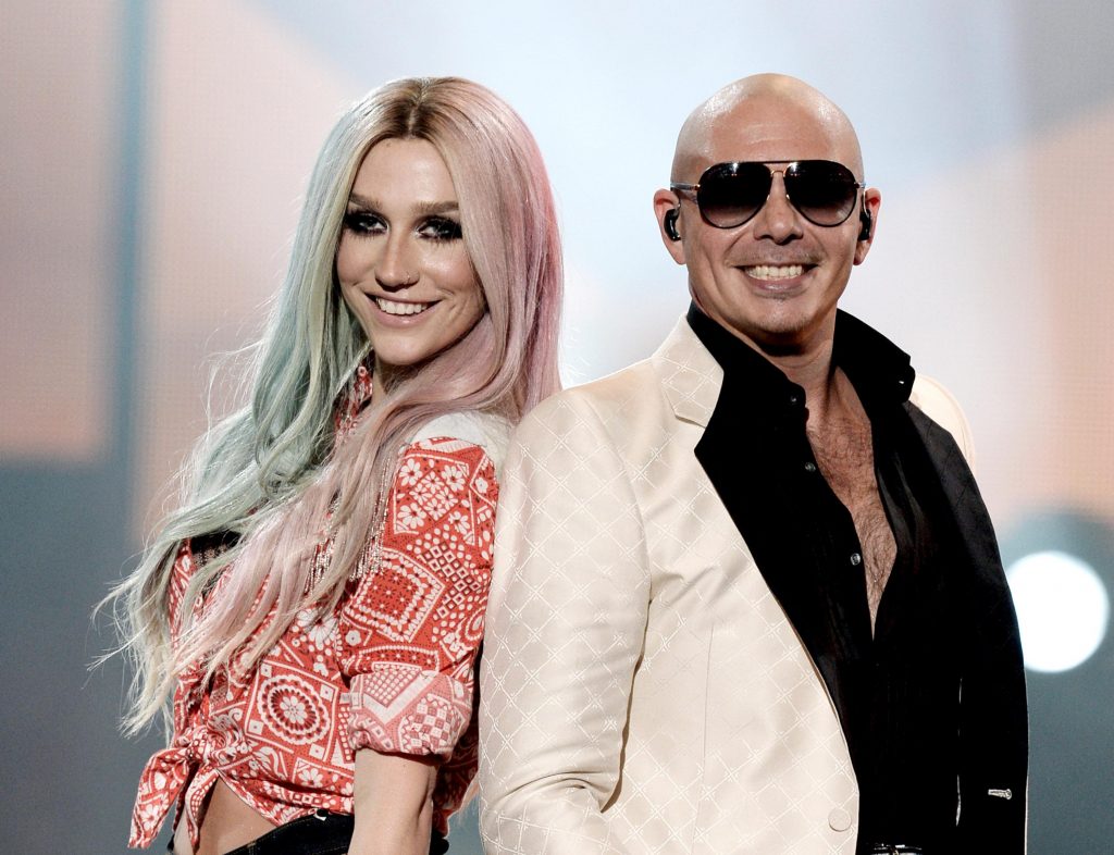 Ke$ha and Pitbull have basically recorded this generation’s “Cotton Eye Joe.” Photo by Kevin Winter/Getty Images
