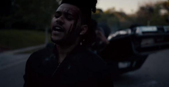 Views of the spooky “The Hills” video have contributed to the song’s rise on the charts. Screencap courtesy Republic Records/The Weeknd
